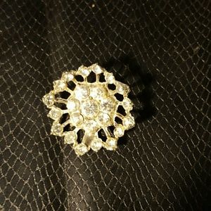 Vintage antique gemmed brooch